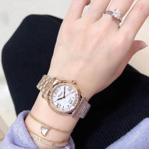 萧邦NR快乐钻系列 5钻新款30mm 女士腕表 商品图3