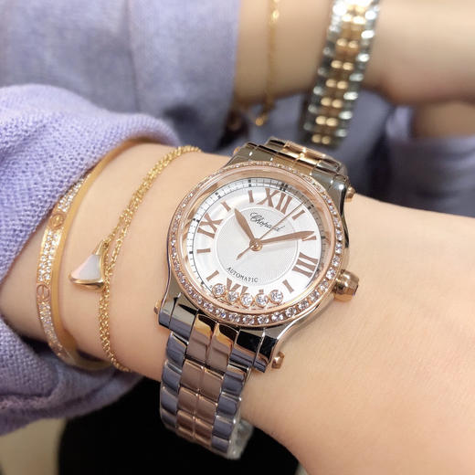 萧邦NR快乐钻系列 5钻新款30mm 女士腕表 商品图3