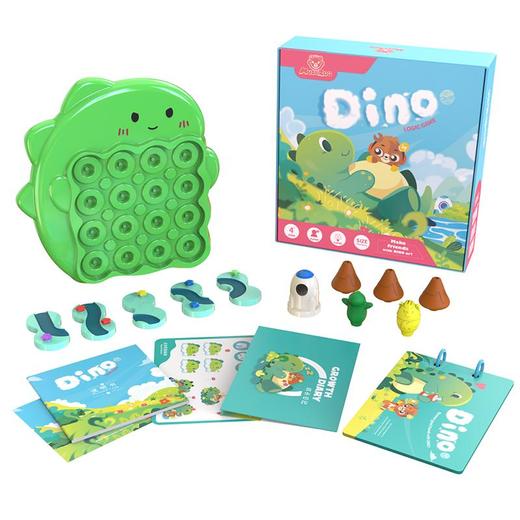 【儿童路线探索，提升宝宝思考深度】MuseZoo灵感乐园儿童益智桌游路线规划探索恐龙岛 适合4+ 商品图1