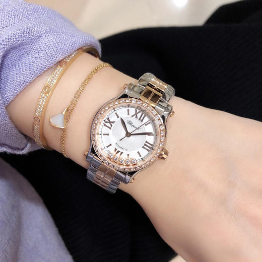萧邦NR快乐钻系列 5钻新款30mm 女士腕表 商品图0