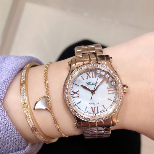 萧邦NR快乐钻系列 5钻新款30mm 女士腕表 商品图2