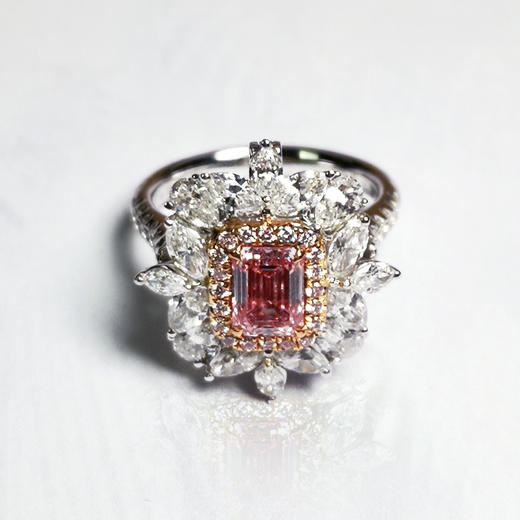 天然粉钻戒指1.05克拉 商品图0