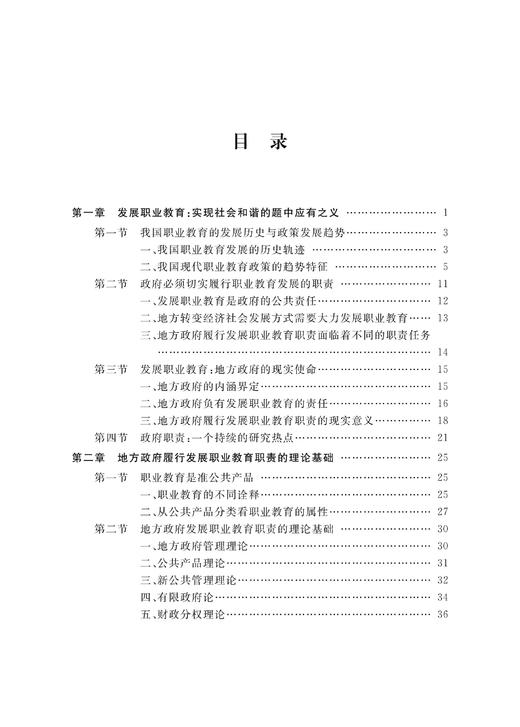 地方政府履行发展职业教育职责研究/现代职业教育研究前沿论丛/浙江大学出版社/翁伟斌|总主编:方展画//胡正明 商品图2