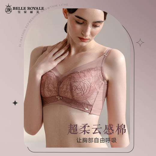 皇家丽美调整型内衣小胸显大文胸性感中厚杯聚拢上托WW065-3 商品图1