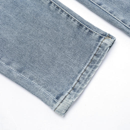 【断码清仓】HX 夏季水洗牛仔九分裤S210220060101 商品图9