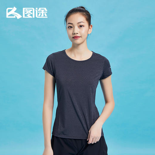 Senselead森力/女式速干圆领短T恤 SSAJG82012 商品图7