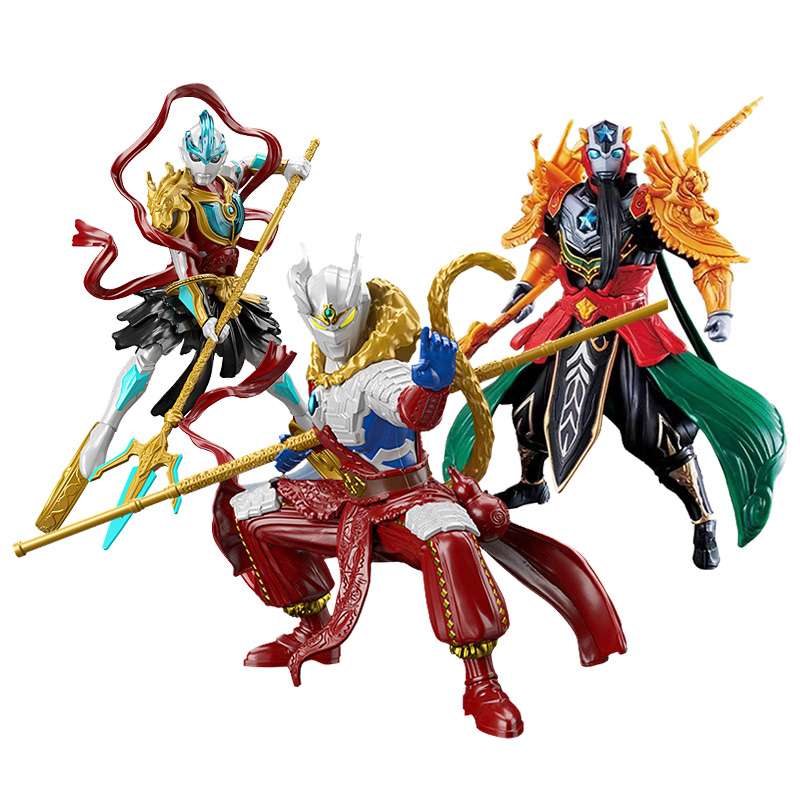 万代Bandai 奥特曼英雄传 吕布刘备关羽悟空哪吒