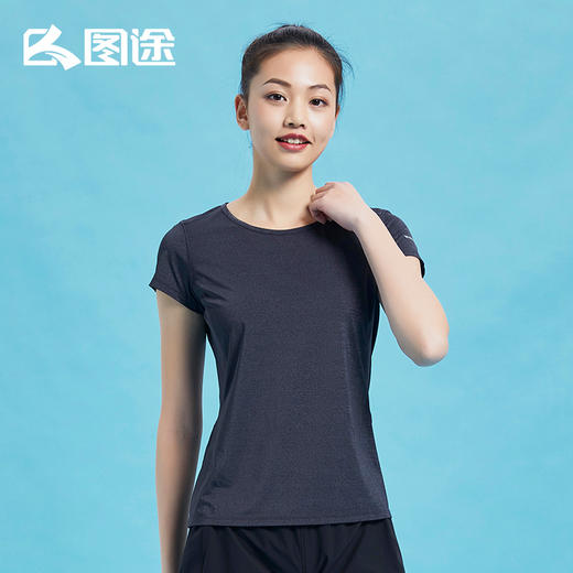 Senselead森力/女式速干圆领短T恤 SSAJG82012 商品图6