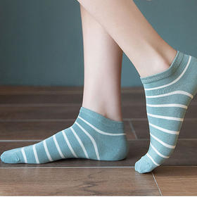 春夏透气短袜棉袜10双装