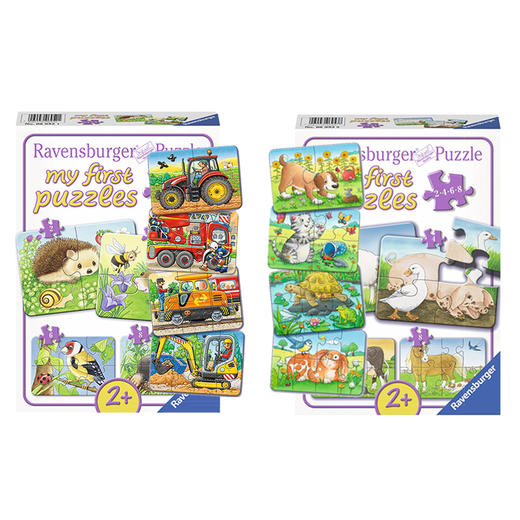 Ravensburger拼图  儿童益智玩具宝宝早教动物汽车2岁 商品图0