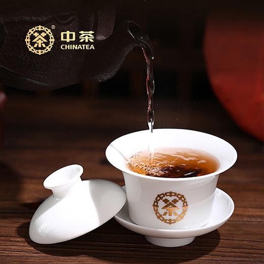 中茶牌普洱茶 2021年小龙石普洱熟茶饼 云南七子饼茶357克 单饼装 商品图3