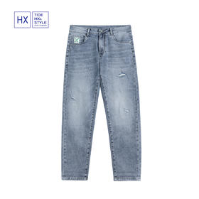 【断码清仓】HX 夏季水洗牛仔九分裤S210220060101