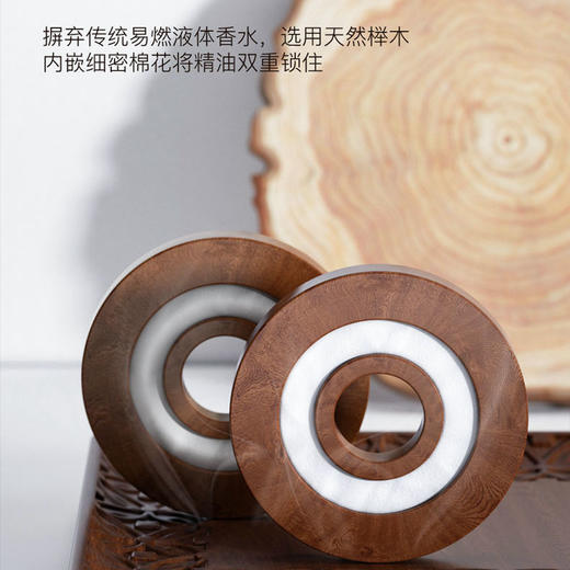 唱片机车载香薰汽车出风口香水车内唱片机装饰摆件持久香水香薰， 商品图5