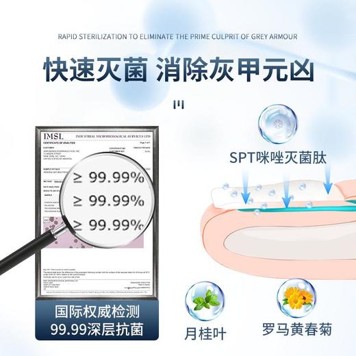 【保密发货！】美国原装进囗，深层溶箘，快速修复坏甲，助生健康新甲，指甲强韧透亮，告别甲沟不适，天然温和 商品图4