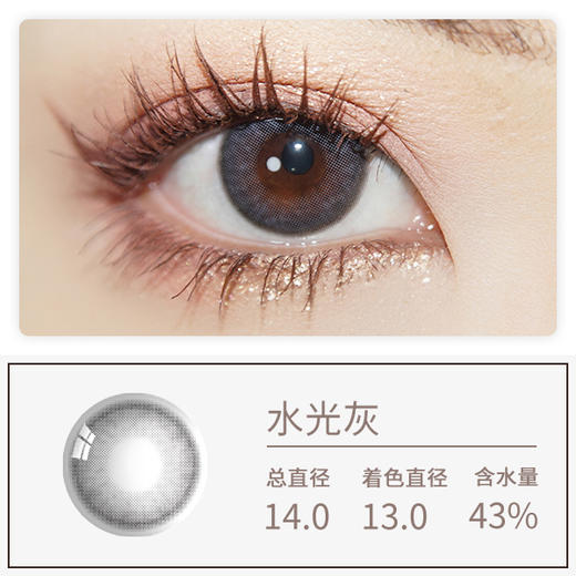 Darrens 水光灰 日抛 (10片装）DMO20 商品图1