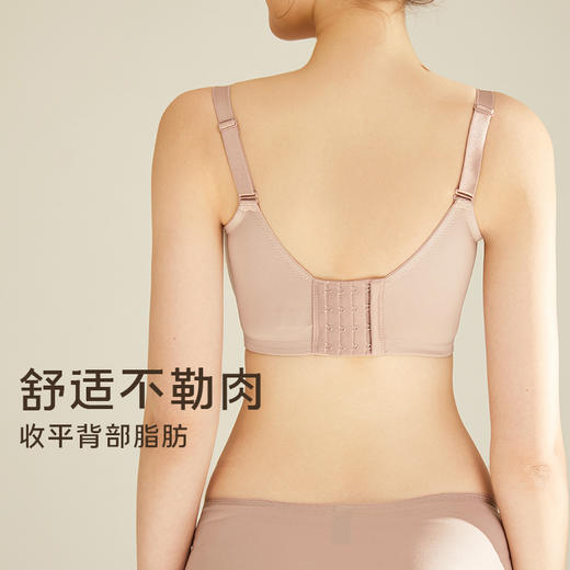 皇家丽美调整型记忆钛圈内衣大胸显小文胸薄杯聚拢上托WJ086-1 商品图2