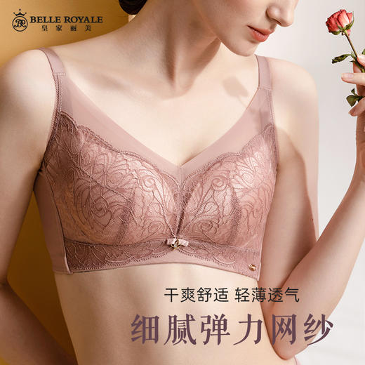 皇家丽美调整型内衣小胸显大文胸性感中厚杯聚拢上托WW065-3 商品图2