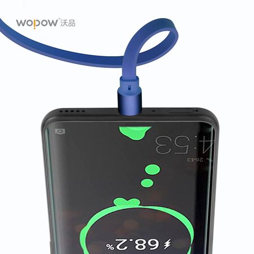 沃品（WOPOW）单拉一拖三伸缩充电线LC011（蓝色）【CZ】 商品图4
