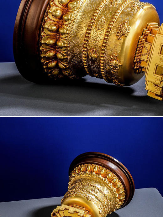 噶当塔西藏舍利塔佛塔摆件藏传佛教藏密宗用品菩提宝塔纯铜噶当塔 商品图12