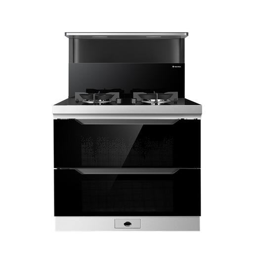 火星人  右风道JJZY- F30BX01R集成灶 消毒柜集成灶 侧吸 燃气灶 玻璃台面 (液化气) 商品图0