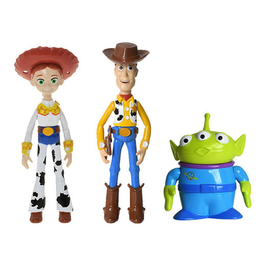 多美TOMY 合金收藏人偶玩具总动员3胡迪翠丝太空外星人 商品图0