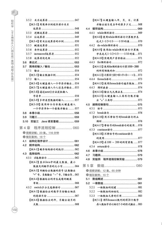 轻松学Java编程从入门到实战（案例•视频•彩色版）（程序员软件开发名师讲坛•轻松学系列） 商品图2