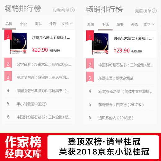 (仓发) 作家榜名著：月亮与六便士（全新未删节插图珍藏版！毛姆写给年轻人的梦想之书！满地都是六便士，他却抬头看见了月亮！）/浙江文艺出版社/[英]毛姆/9787533936020 商品图1