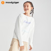 moodytiger女童长袖T恤2022秋新品圆领宽松运动长袖T恤| 泰加森林 M23210101 商品缩略图0