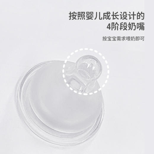 UBMOM吸管杯奶瓶奶嘴硅胶奶嘴韩国原装进口奶嘴2只装 商品图2