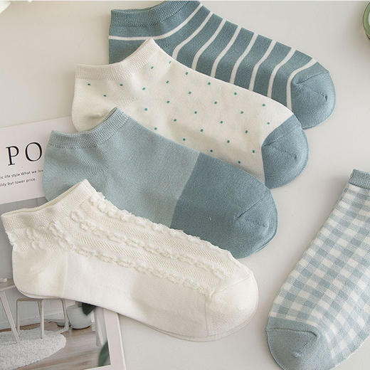 春夏透气短袜棉袜10双装 商品图6