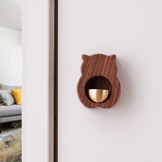 悦耳门铃铜铃铛吸门式日系风铃粘贴摆件礼物 商品图6