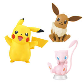 万代Bandai  精灵宝可梦快快拼组装模型摆件日文版