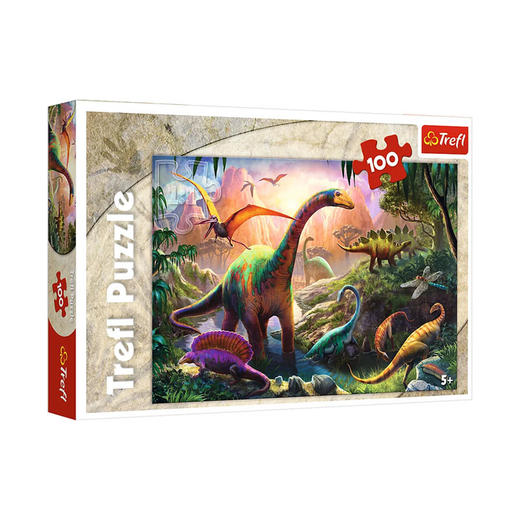 TREFL 平面拼图100片恐龙王国TREC16277 商品图0