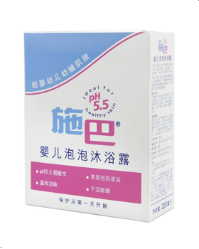 施巴婴儿泡泡沐浴露200ml