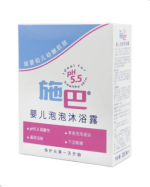 施巴婴儿泡泡沐浴露200ml 商品图0