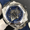 恒.宝Hublot 宇舶 全新Big Bang Sang Bleu II 刺青腕表！
1️⃣直径45毫米！图形元素贯穿表壳，通过切割和雕刻融入到六边形表圈之中。6颗H型钛金螺钉牢固定表圈。表耳处带 商品缩略图3