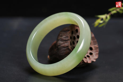 和田翠青玉手镯 商品图0