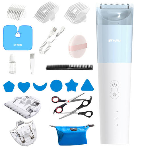 【独立双电机 能吸更能装】樱舒第三代婴儿自动吸发理发器超静音宝宝剃头发防水儿童推子剃发 商品图9