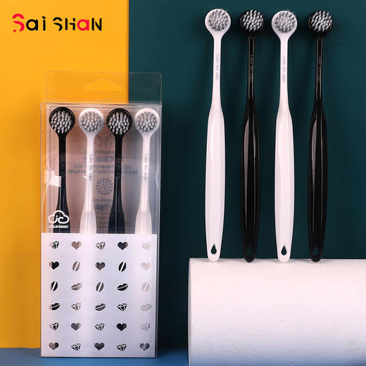 小圆头牙刷软毛高档成人家用螺旋丝深层清洁超细超软男女士情侣款 商品图0