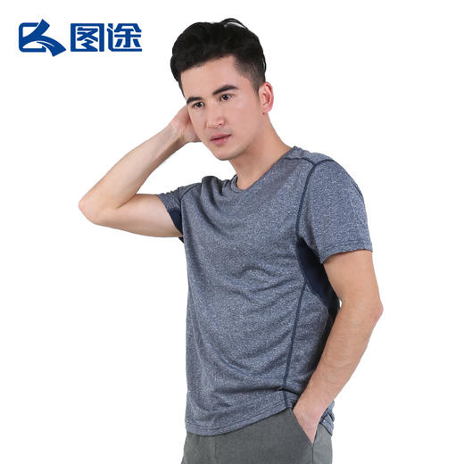 Senselead森力/男式速干圆领短T恤 SSAJG81013 商品图10