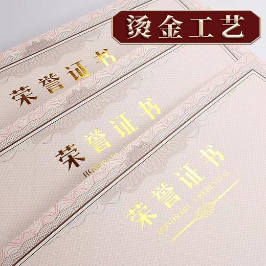 证书内页结业A4荣誉聘书奖状空白加厚打印内芯6k8开获奖证书内页可打印表扬信纸1张 商品图6