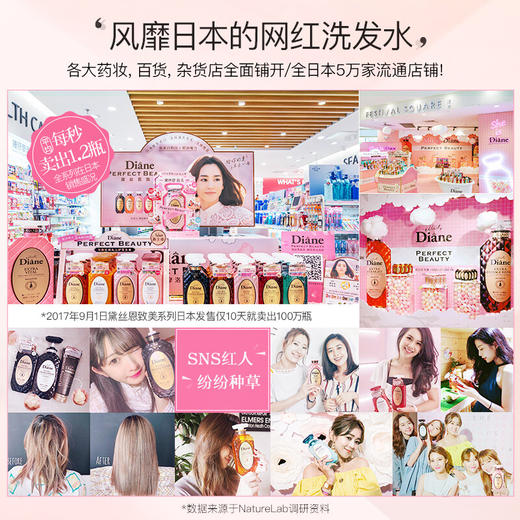 黛丝恩Moist Diane致美摩洛哥油控油蓬松洗发水护发素套装 黄色洗护套装(垂顺、水润)+茉莉花香型精油沐浴露 商品图5