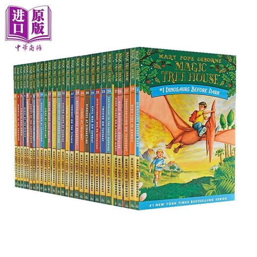 【中商原版】神奇树屋第一季31册合集 Magic Tree House 1-31 儿童文学 故事科普小说图画书 章节书 英文原版 进口图书 商品图1