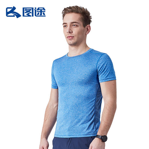 Senselead森力/男式速干圆领短T恤 SSAJG81013 商品图2