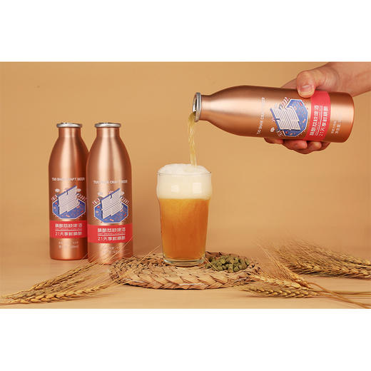 鼍山精酿荔枝啤酒520ml*8瓶装 商品图5