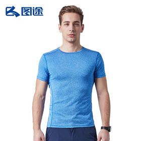 Senselead森力/男式速干圆领短T恤 SSAJG81013