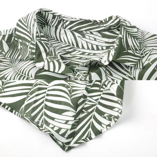 安莉芳新品ins风桑蚕丝棉衬衫款睡裙女士长袖可外穿家居裙EL00464 商品图3