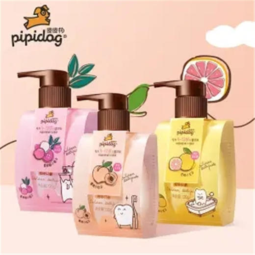皮皮狗儿童健龈防蛀液体牙膏120g（蜜桃小仙子/蔓越莓小圆子） 商品图1