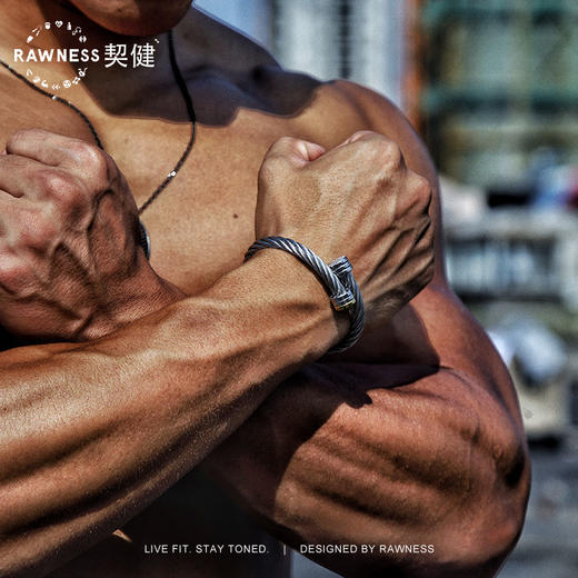 Rawness/契健 手链 编织开口手绳 商品图3