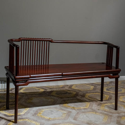 紫檀直棂长椅 商品图4